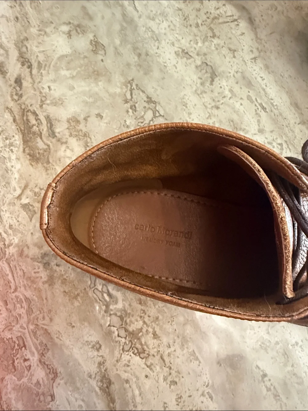 Carlo Morandi Men's Brown Leather Chukka Boots